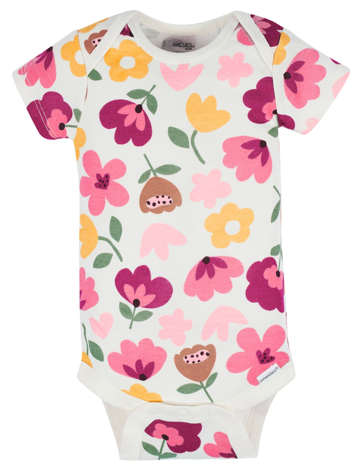 Onesies Brand Baby Girl Bodysuits, 8-Pack, Sizes Newborn - 12 Months