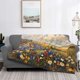 thumbnail image 2 of Fotbe Vibrant Wildflower Meadow Manta de Franela con Estampado, Manta Ultrasuave para Cama, Sofá, Auto, Hipoalergénica y Antibolitas-40"x30", 2 of 6