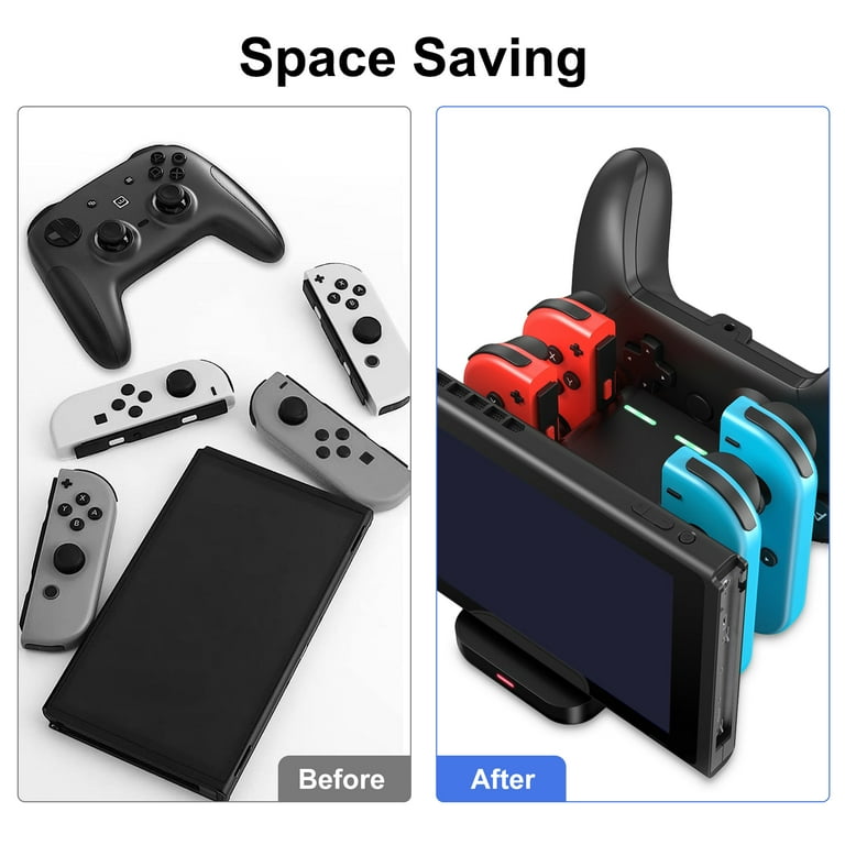 Upgraded Controller Charger Dock Station for Nintendo Switch Pro