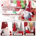 thumbnail image 3 of Gnomos navideños Papá Noel de peluche, figuras de elfos enanos navideños de 11 pulgadas, adornos navideños, decoración de mesa para suministros para festivales navideños, muñeco de, 3 of 5