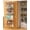 White, variant on Dasaka 9-Tier Over The Door Pantry Organizer, Pantry Organization and Storage, Black Hanging Basket Wall Spice Rack Seasoning Shelves