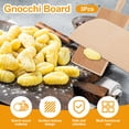 thumbnail image 2 of Wekvgz 2Pcs Gnocchi Board Set 4.7inch Beech Wood Pasta Board with Dough Scraper Reusable Gnocchi Paddle Pasta Making Tools Portable Gnocchi Maker Pasta Making Accessories for Homemade Pasta, 2 of 10