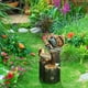 thumbnail image 4 of Xihbxyly Estatua de Resina de Familia de Patos, Decoración de Jardín Exterior, Diseño de Bomba de Agua con Burbujas, Decoración de Patio Relajante, Duradera para Uso En Exteriores, Tamaño 15 X 15 X 8, 4 of 6