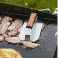 Blackstone Stainless Steel Griddle Press with Collapsible Handle