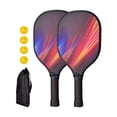 thumbnail image 1 of Pickleball Paddles Pickleball Racquets Includes 2 Rackets 4 Pickleballs Comfort Grip Professional Pickle Ball Racket for Kids Style L, 1 of 8