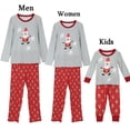 thumbnail image 3 of Conjunto de pijamas navideños a juego para toda la familia, ropa de dormir para hombres, mujeres y niños, conjunto de pijama de Papá Noel con parte superior e inferior de algodón, talla grande, 3 of 4