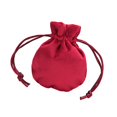 thumbnail image 1 of Organizador de joyas navideño con cordón - Bolsa de terciopelo para colgantes Vino tinto 75x95cm, 1 of 9