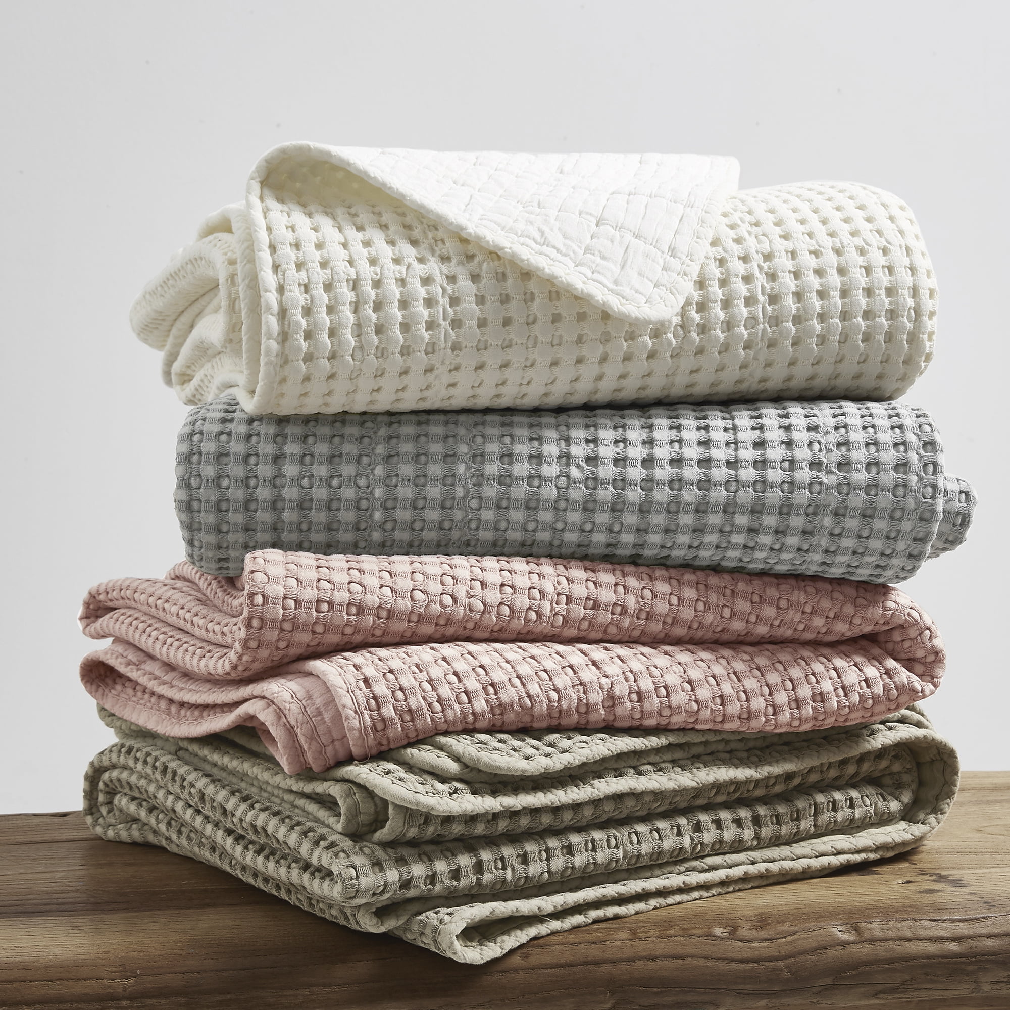 Mills Waffle - King/Cal King Quilt Set 