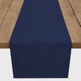 thumbnail image 3 of Creative Products Solid Color Navy Blue 16x90 Poly Twill Table Runner, 3 of 3
