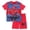 Red, variant on Textiel Trade Boys Spiderman Short Pajama Set