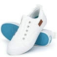 thumbnail image 2 of Women Canvas Sneakers Casual Shoes Flat Women Shoes Sneakers White Size 6, 2 of 8