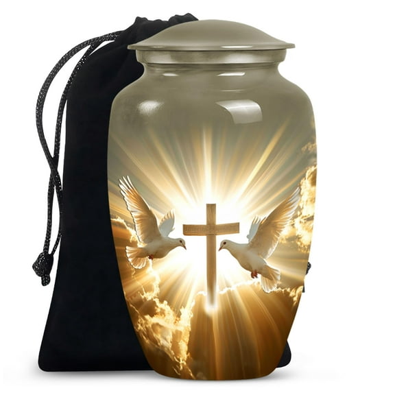 SUBSH Medium Urns for Human Ashes - Ashes Holder - Funeral Urn Ashes - Adult Urns for Human Ashes Men