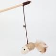 thumbnail image 5 of Cat Teaser Playing Stick & Feather Interactive Teasing Wand Toy  Lightweight  with high sensitivity  with 40 cm Rod Rope 67cm, 5 of 5