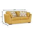 thumbnail image 4 of Roundhill Furniture Clareen 3-Pc Living Room Set, Sofa, Loveseat and Cutler Chair, Sunflower, 4 of 12