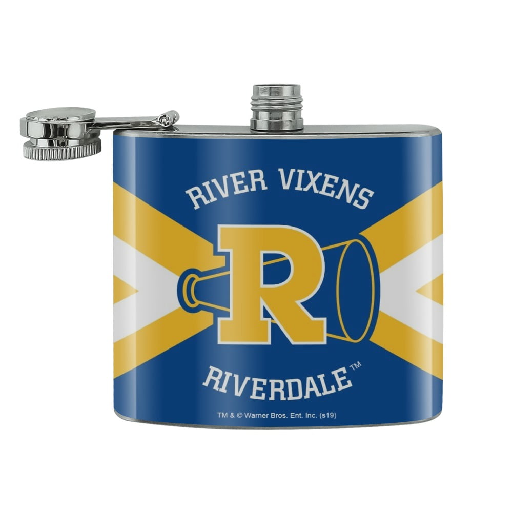 Riverdale River Vixens Cheer Logo Stainless Steel 5oz Hip Drink Kidney  Flask - Walmart.com