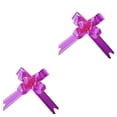 thumbnail image 3 of relayinert 10x for Organza Ribbons Pull Bows Colorful Wedding Party Floristry Car Decoration rose Red 2Set, 3 of 6