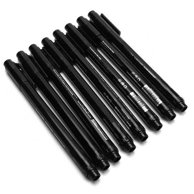 Black Ink Pen,8pcs Fine Tip Micron Micron Liner Fine Tip Pen Convenient Use