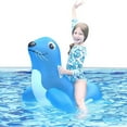 thumbnail image 2 of HJJLRH Seal Inflatable Decoration, Summer Inflatable Animal Decorations Built for Outdoor Yard Farm Lawn Holiday Garden Birthday Party, 2 of 8
