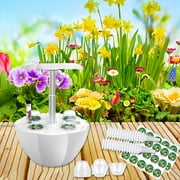 Luxcidy Seed Pod Kit for Hydroponics Growing System Salad Greens Pre-seeded Seed Pods Herb Garden Kit Grow Anything Kit with 30 Seedling Cover, 30 Planting Basket, 30 Stickers (Kit A)