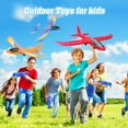 thumbnail image 5 of 3 Pack Airplane Launcher Toys,2 Flight Modes Foam Plane,Outdoor Flying Toys Gifts for 6+ Year Old, 5 of 5