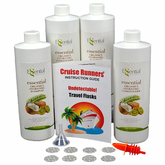 Champú y acondicionador Alcohol Flask de Cruise Runners