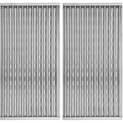 17" x 8 1/2" Stainless Steel Grill Emitter Plates for Charbroil Performance TRU-Infrared 2-Burner Grills (Performance 300, Precision Flame), 2-Pack