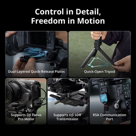 ジンバル カメラ スタビライザー DJI RS 5 コンボ カメラスタビライザー 積載量3kg DJI Ronin Stabilizers 5 Combo アールエス RS5 一眼レフ ミラーレス