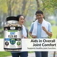 thumbnail image 3 of Kaya Naturals Flex Aid - Mobility Support KMC2Supplement for and Women - Turmeric Capsules with Glucosamine Sulfate, Boswellia Serrata and MSM - for Knee Support and Mobility Health - 180 Count, 3 of 3