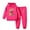 Hot Pink, variant on Piuwrlz Sweatsuits 2pcs Sets for Girls Boys Long Sleeved Hoodies and Elastic Waist Pants New Fashionable Hood Activewear Set Black Size 100