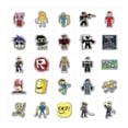 thumbnail image 2 of 100 unidades de pegatinas de moda Roblox, calcomanía impermeable para monopatín Afortunado Sencillez, 2 of 5