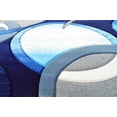 thumbnail image 5 of Planet Rugs Premium 3D Thick Abstract Indoor Area Rug 1062 Ocean 6'6''x9'2'', 5 of 10