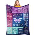 thumbnail image 1 of Mother'S Day Gift Blanket Envelope Letter Writing Message Envelope Blanket Double-Sided Flannel Blanket, 1 of 1