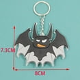 thumbnail image 1 of halloween keychain Bat Pumpkin Spectre Reaper Keyring 3D Silicone Halloween Key Chains Car Key Accessory for Men Holiday Party, 1 of 4