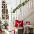 thumbnail image 5 of PALIFEUR Christmas Garland - Fake Hanging Garland with Red Berry, Real Touch Christmas Garlands for for Mantle Fireplace Holiday Party Christmas Decorations, 79 inch, 5 of 7