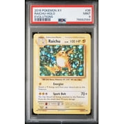 Graded 2016 Pokemon XY Evolutions Raichu Holo PSA 9 #36