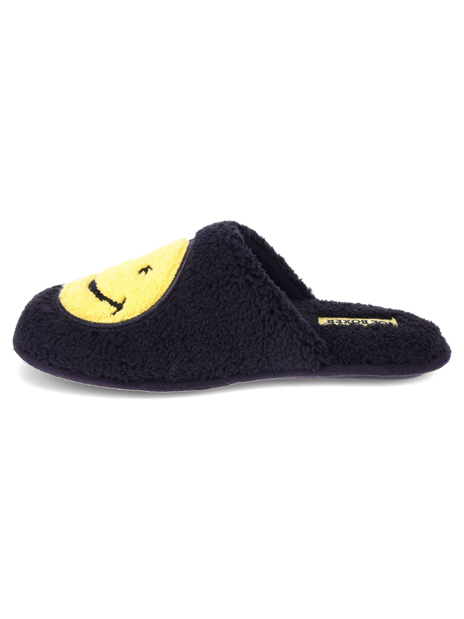Joe Boxer Women's Smiley Face Slipper & Hat Gift Set