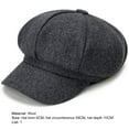thumbnail image 6 of ZDWQFA Women Newsboy Cap Warm Wool Visor Beret Hats Soft Newsboy Hats for Women Vintage Baker Boy Hat for Women Girls, 6 of 6