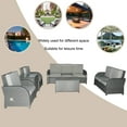 thumbnail image 5 of Oaks Aura Outdoor 6 Piece Rattan Sectional Seating Group Patio Furniture Sets with Cushions, 5 of 5