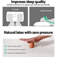 thumbnail image 4 of 100% Natural Talalay Latex Latex Sleeping Bed Pillow – Luxury Extra Soft Pillow for Side, Back, and Stomach Sleepers - Removable Breathable Cotton Cover - Extra Soft (Standard (Extra Soft)), 4 of 12