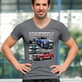 thumbnail image 4 of Ford Shelby Super Snake F-150 Men's V-Neck T-shirt Pickup Truck 4x4 Off-Road V8, 4 of 7