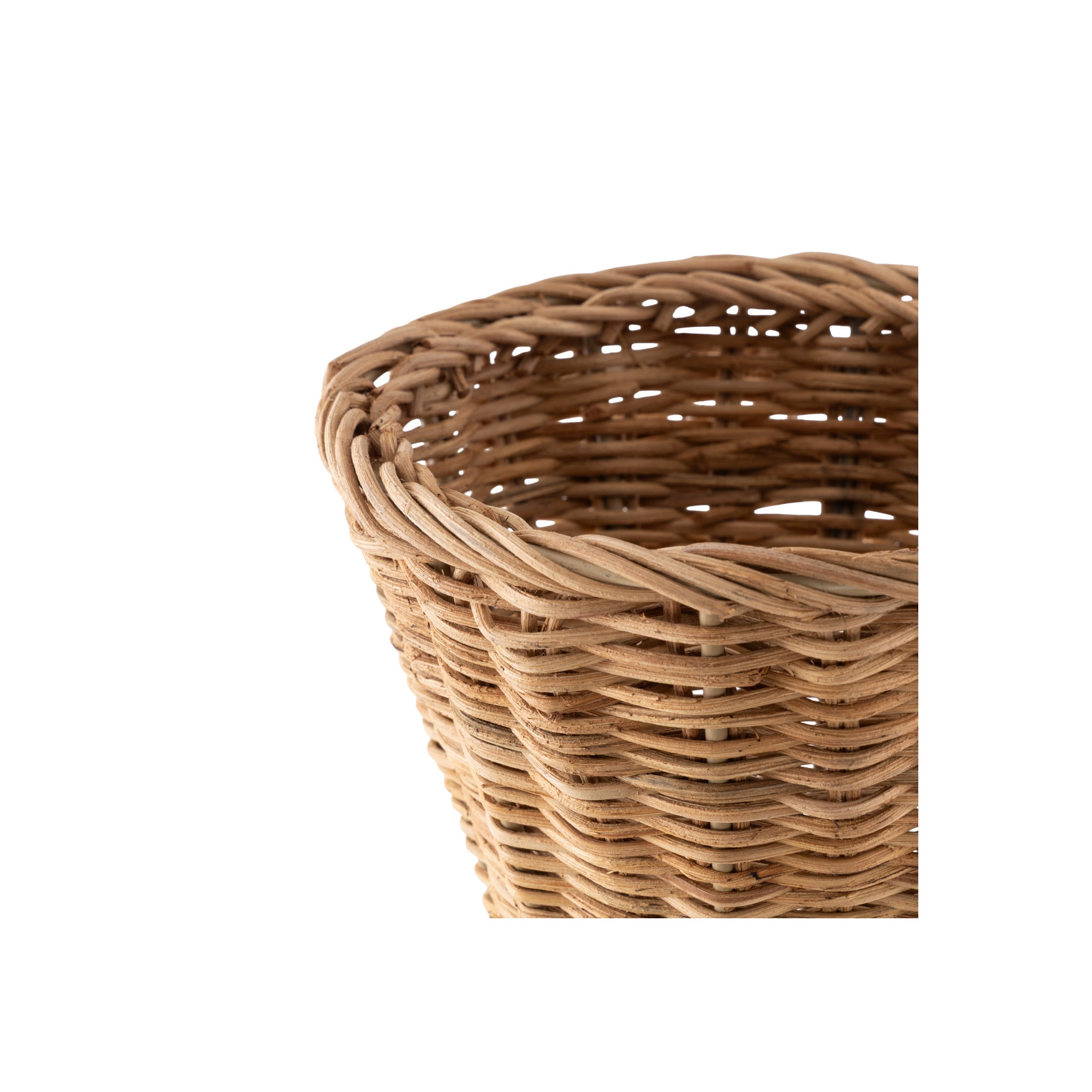 DecMode 30" Handmade Wrapped Brown Seagrass Vase