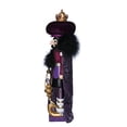 thumbnail image 5 of Hollywood Nutcrackers Kurt Adler Hollywood King Nutcracker, 18-Inch, Purple, 5 of 5