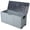 Gray, variant on Large Outdoor Storage Cabinet 28 Cu.ft, Horizontal Storage Shed Weather Resistance, Thick HDPE Plastic Deck Box for Backyards, Patio, Garden Lockable White