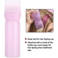 thumbnail image 4 of 120ML Hair Dye Bottle Applicator with Graduated Brush Root Comb Applicator Bottle Comb Die Hair Color 1 piece Pink Attractive Processed YH, 4 of 7
