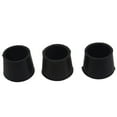 thumbnail image 2 of Rubber Furniture Crutch Feet Stool Chair Leg Tip Pad 12Pcs Black, 2 of 6