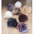 thumbnail image 2 of Luxe Faux Fur 676685047748 Boules à Pompons - Gris Vison, 2 of 3