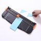 thumbnail image 2 of herramienta para álbumes de recortes con protección de seguridad automática y regla lateral para papel artesanal, cupón, etiqueta y cartulina (negro) XianweiShao 9024715984746, 2 of 5