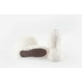 thumbnail image 4 of Faux Fur Mid-Calf Boots for Women,Furry Fluffy Round Toe Suede Snow Boots, Comfy Plush Warm Short Flat Shoes for Indoor and Outdoor Winter Wear, 4 of 11