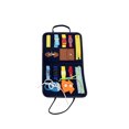 thumbnail image 1 of Tholdsy Tablero ocupado de tela para niños, entrenamiento portátil para padres e hijos, desarrollo educativo, dormitorio, juguete sensorial de viaje Juguetes Educativos Azul oscuro Tholdsy  FN010363-02, 1 of 6