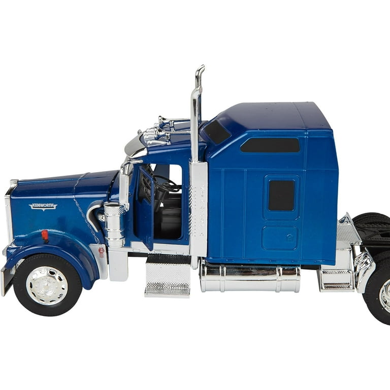 Die-Cast Truck Replica - Kenworth W900 Flatbed with Forklift Die-Cast Truck Replica - Kenworth W900 Flatbed with Forklift